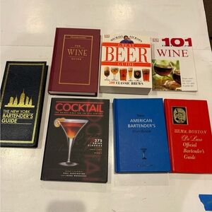 Collection of Bartender and Beer Guides